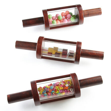 TTS Rolling \x26 Shaking Wooden Treasure Cylinders  hi\-res