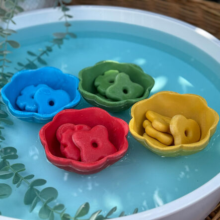 Coloured Flower Stones \x26 Bowls  hi\-res