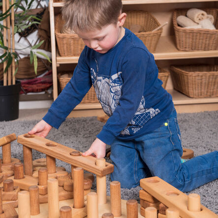 TTS Giant Wooden Stack \x26 Build Construction Blocks  hi\-res