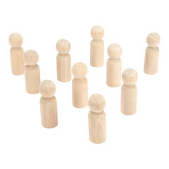 Wooden People Craft Pack 10pk  hi-res