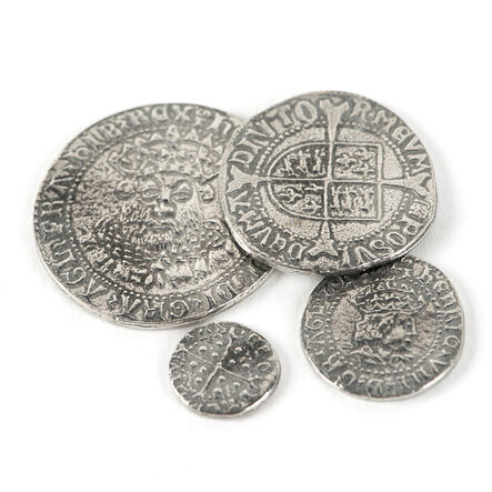 Historical Tudor Coins 4pk  hi\-res