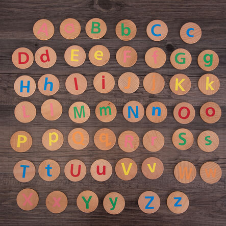 Alphabet Wooden Matching Pairs  hi\-res