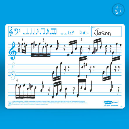 Notation Whiteboard Set 120 Pieces  hi\-res