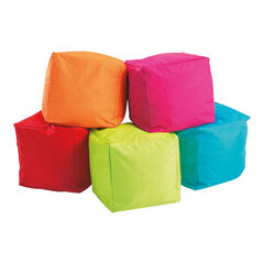 Plain Cube Bean Bag 5pk Bundle Deal  hi-res