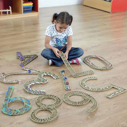 Fine Motor Weaving Numbers 0\-9 10pk  hi\-res