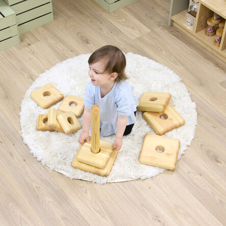 TTS Giant Wooden Stacking Tower Pyramids  hi\-res