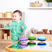 TTS Wooden Twist \x26 Turn Spinning Stacking Tops  hi\-res