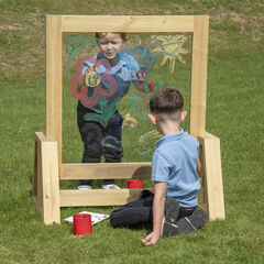 Outdoor Wooden Perspex Frame  hi-res
