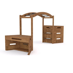 Outdorable Overhead Branch Monkey Bars and Climbers Set  hi-res