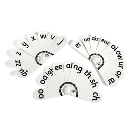 TTS Phonics Phase 3 Letter Fans  hi\-res