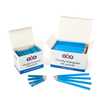 TTS Chunky HB Triangular Pencils 144pk  hi\-res