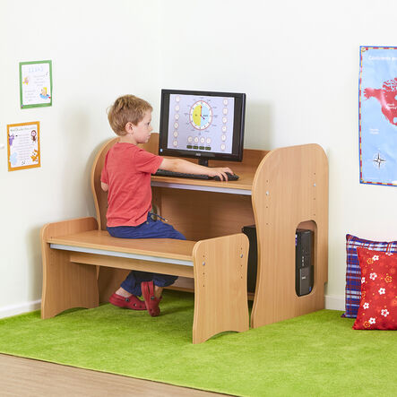 TTS Computer Desk \x26 Bench Height Adjustable  hi\-res