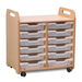 2 Column Tray Storage w\/ 12 Shallow Translucent Trays H730mm  hi\-res