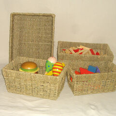 Seagrass Baskets 4pk  hi-res