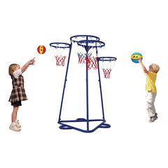 Four Hoop Basketball Trainer Unit  hi-res