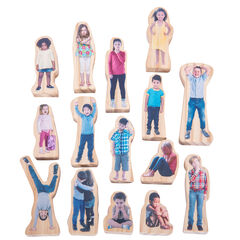 How Am I Feeling Today? Wooden People 15pk  hi-res