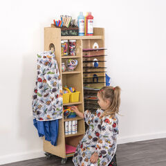 TTS Space Saving Drying Unit H121 x W50 x D35cm  hi-res