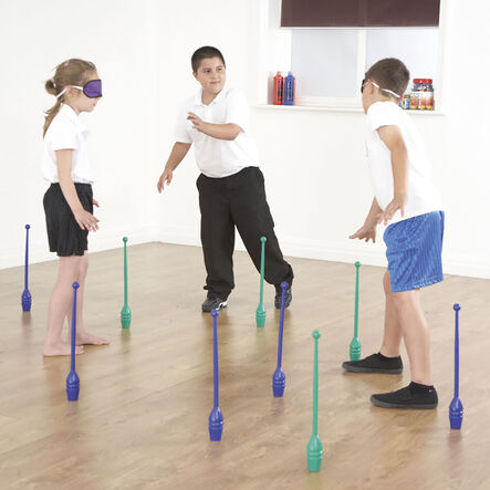 Rainbow Coloured Blindfolds 6pack  hi\-res
