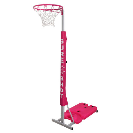 Easiplay Netball Unit w Padding Pink \x26 Silver  hi\-res