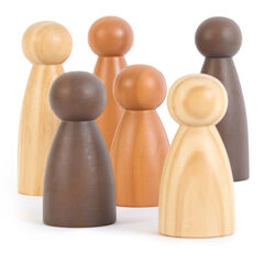 TTS Small World Giant Wooden Peg People  hi-res