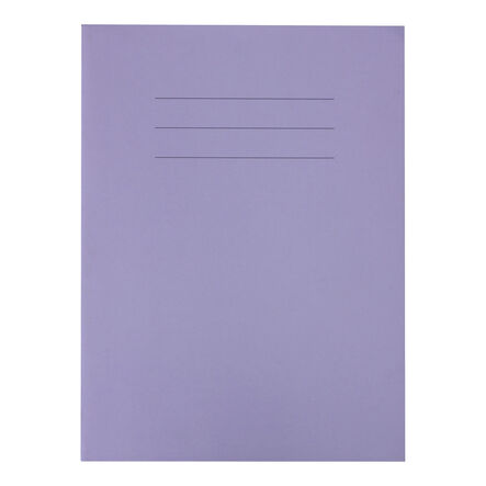 A4 Choice Exercise Book 8mm Ruled Margin Purple 64pg 100pk Purple hi\-res