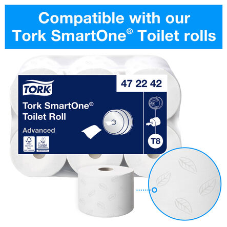 TORK® SmartOne® Toilet Roll Dispenser  hi\-res