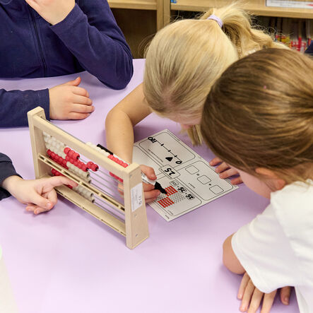 100\-Bead Counting Frame (Rekenrek) RE\-Wood®  hi\-res