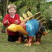 TTS Adventures with Dinosaurs Giant Mache Figure Stegosaurus  hi\-res
