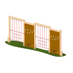 Outdoor Climbing Wall Net Combo  hi-res