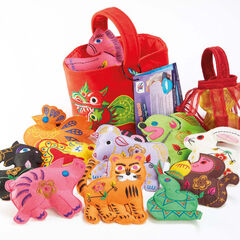Washable Chinese New Year Festival Basket 16pcs  hi-res