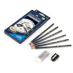 Faber Castell Faber-Castell Graphite Pencil Set 6pk  hi-res