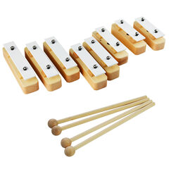 Wooden Chime Bars Set & 8 Beaters  hi-res