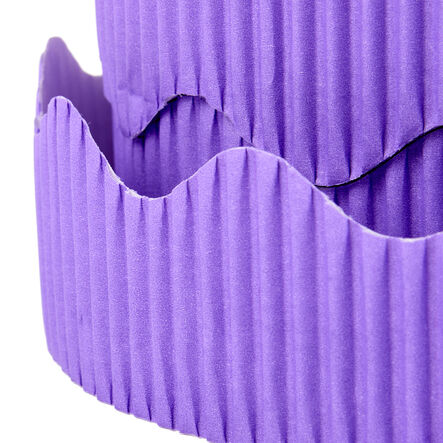 TTS Scalloped Corrugated Border Roll Violet 15m x 57mm Violet hi\-res