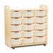 3 Column Tray Storage inc 15 Deep Translucent Trays  hi\-res