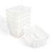 Gratnells Storage Trays 6 Pack Clear Extra Deep Clear hi\-res
