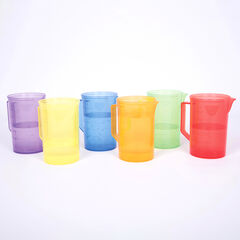 Translucent Colour Jug Set 6pk  hi-res