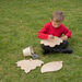TTS Wooden Leaf Mark Making Boards with Stand  hi\-res