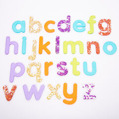 Rainbow Glitter Letters  hi-res