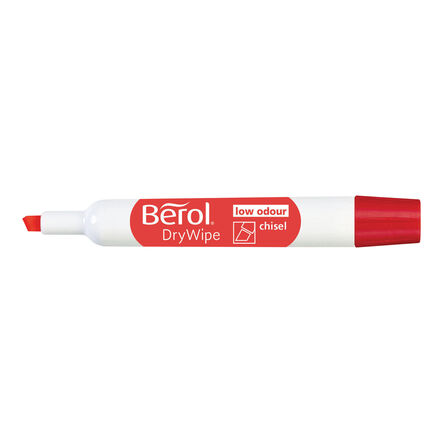 Berol® Drywipe Markers Chisel Tip Assorted Colours 48pk  hi\-res