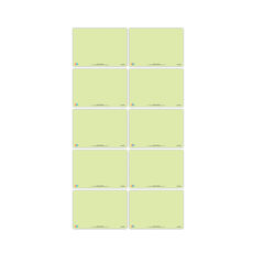 Tinted Flexi Wipe Board Green 10pk  hi-res