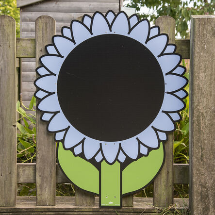 TTS Eco Outdoor Mark Making Chalkboard Flowers 5pk  hi\-res