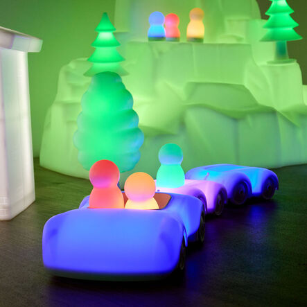 TTS Remote Control Light Up Vehicle, Wagons \x26 People Bundle  hi\-res