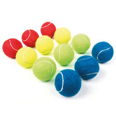 Coloured Play Tennis Balls 12pk  hi-res