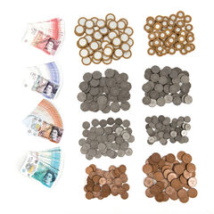 Bulk Value Money (400) Coins & (80) Notes Pack  hi-res