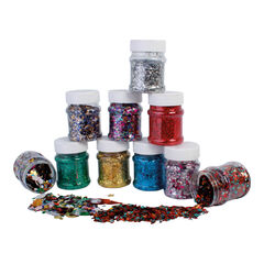 Bargain Box of Glitter Assorted 10x230ml  hi-res