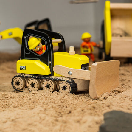 Small World Wooden Construction Site Set  hi\-res