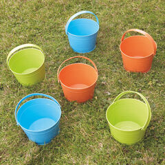 Metal Buckets 6pk  hi-res