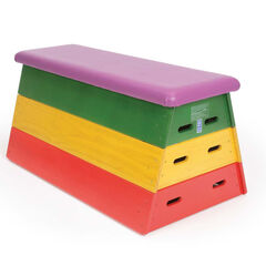 Height Adjustable Gym Vaulting Box  hi-res