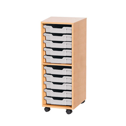 Mobile Single Tray Storage Unit 10 Trays  hi\-res
