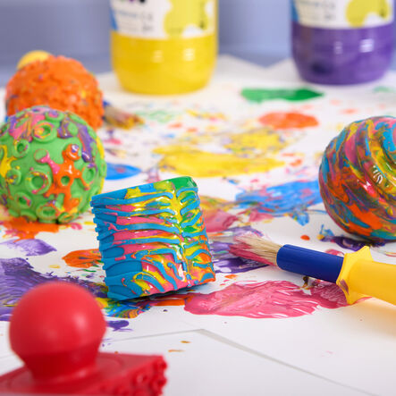 Baby Gouache Washable Ready Mixed Paint 1l x 8pk  hi\-res